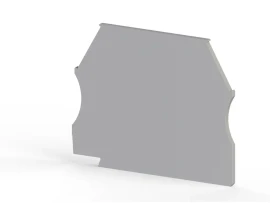 444120 NPP / AVK 2,5 - 10 1,2mm nihayet plakası, yalıtım malzemesi pa, gri - 1