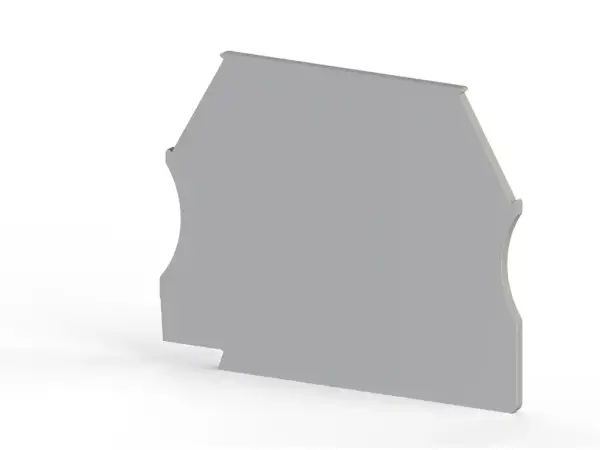 Klemsan - 444120 NPP / AVK 2,5 - 10 1,2mm nihayet plakası, yalıtım malzemesi pa, gri - 1