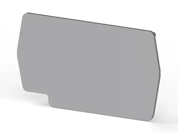 Klemsan - 446449 NPP / PYK 2,5 1mm nihayet plakası, yalıtım malzemesi pa, gri - 1