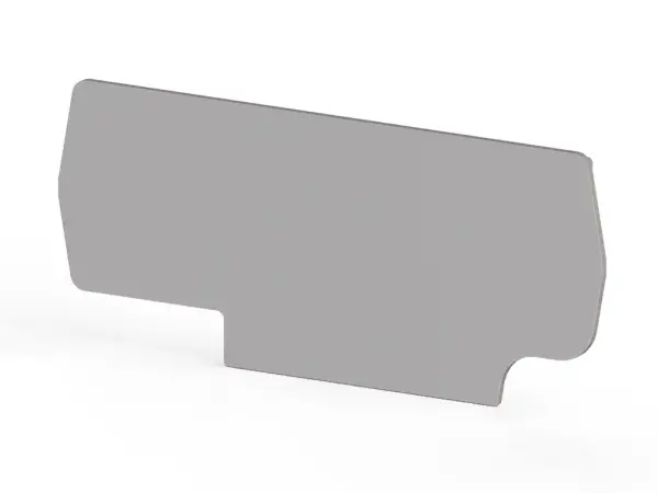 Klemsan - 446499 NPP / PYK 2,5 C 1mm nihayet plakası, yalıtım malzemesi pa, gri - 1