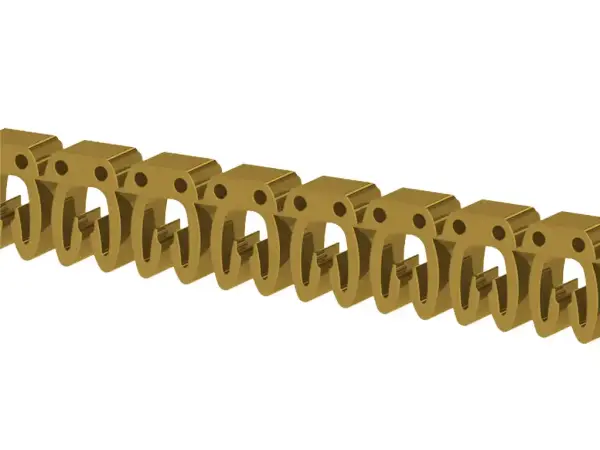 Klemsan - 517031 - KE 1 (v) harf kablo etiketi - 1