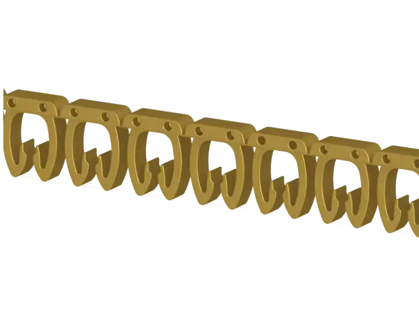 Klemsan - 519029 - KE 3 (t) harf kablo etiketi - 1