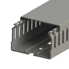 551016 KKC 6040 60x40 delikli kablo kanalı, gri - 1