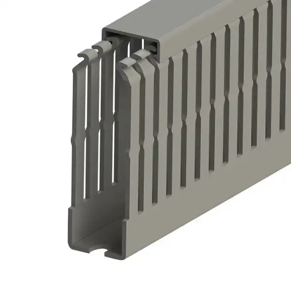 Klemsan - 551030 KKC 2580 25x80 delikli kablo kanalı, gri - 1