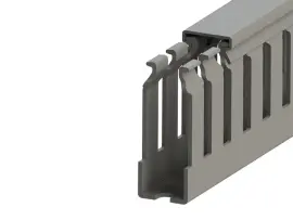 551080 - Kkc 1540 15x40 Delikli kablo kanalı, Gri - 1