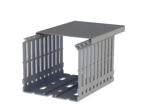 Klemsan - 553435 - Kkt 8080 Kanal için Siyah Kablo Tutucu, 80x80 - 1