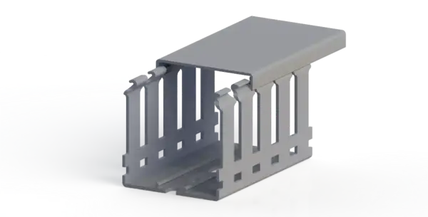 Klemsan - 5556060WS - Kkd 6060 60x60 Kablo Kanalı , Gri - 1
