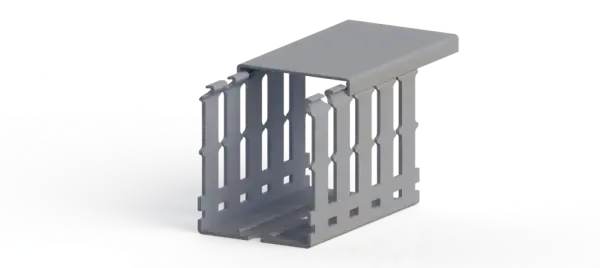 Klemsan - 5556080WS - Kkd 6080 60x80 Kablo Kanalı, Gri - 1