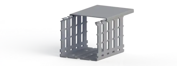 Klemsan - 5558010WS - Kkd 8010 80x100 PVC Kablo Kanalı, Gri - 1