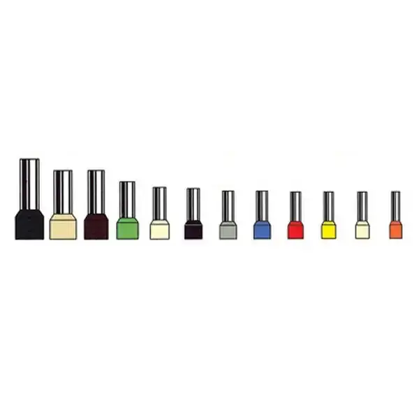 Klemsan - 570090E IKY 16,0/12 16,0 mm² kablo çapına uygun izoleli yüksük yeşil - 1