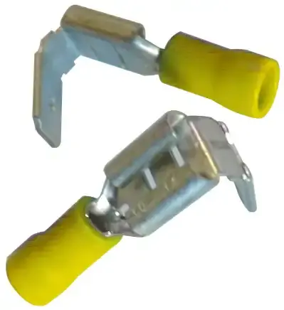 Klemsan - 596030 KPB 5638 4-6 mm2 kablo kesitine uygun izoleli, çatal uçlu kablo pabucu - 1