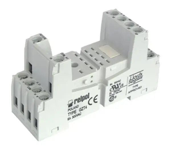Relpol - GZT4-GRAY - R4N/R2N SERİSİ İÇİN 14 PİN SOKET / GRİ - 1