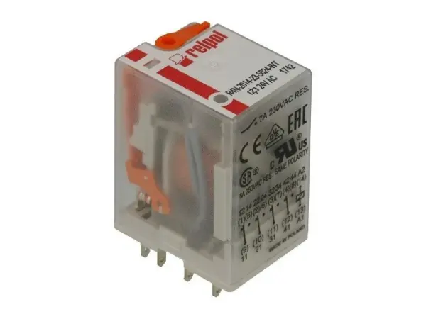 Relpol - R4N-2014-23-5024-WT - 4 Kutuplu Enversör Kontak, 7 A Termik Akım, 24V AC - 1