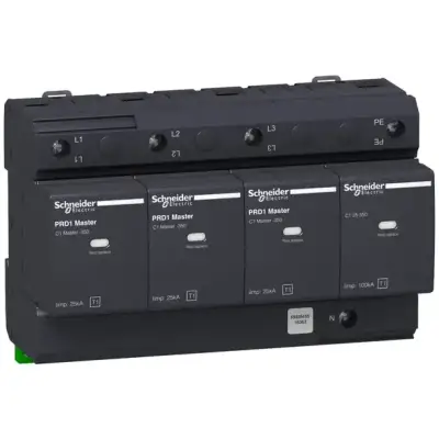 Schneider Electric - 16363 - PRD1 Master modüler kesinti durdurucu - 3 kutup + N - 350V - uzaktan aktarmalı - 1