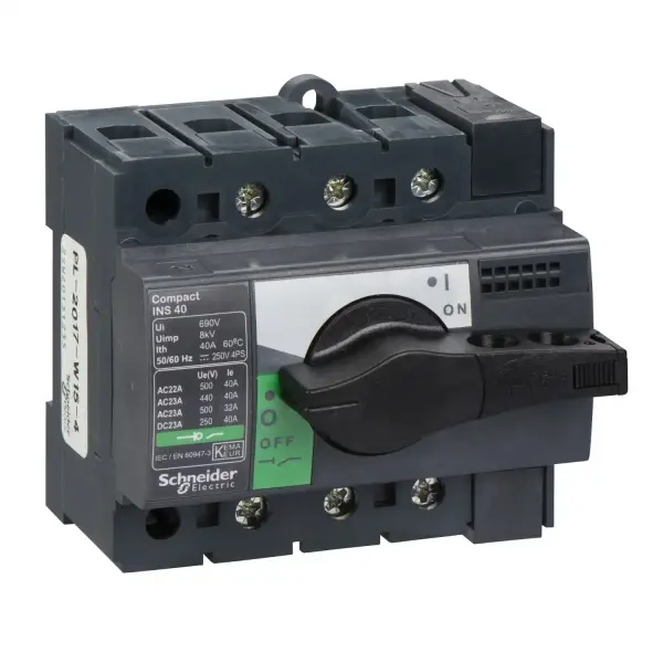 Schneider Electric - 28900 - yük ayırıcı Compact INS40 - 3 kutuplu - 40 A - 1