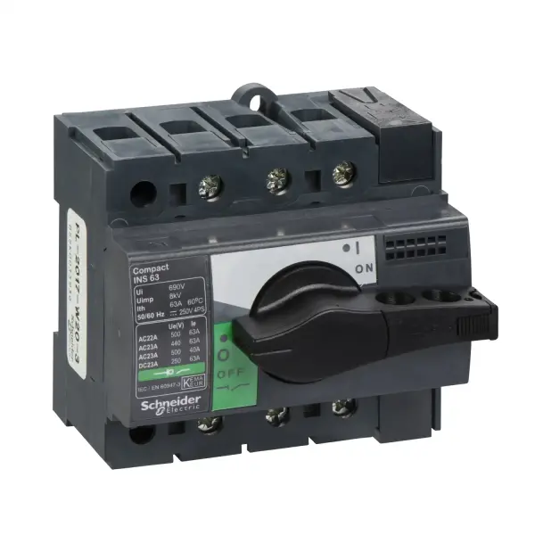 Schneider Electric - 28902 - yük ayırıcı Compact INS63 - 3 kutuplu - 63 A - 1