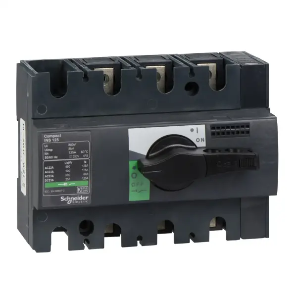 Schneider Electric - 28910 - yük ayırıcı Compact INS125 - 3 kutuplu - 125 A - 1