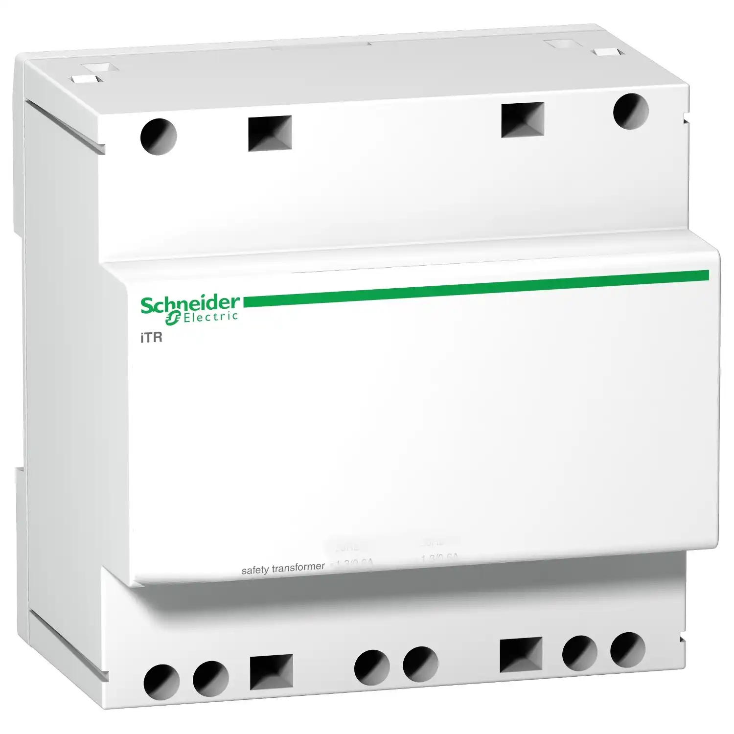 A9A15222 - modular safety transfomer iTR - 230 V 50..60 Hz - output 12..24 V - 63 VA - 1