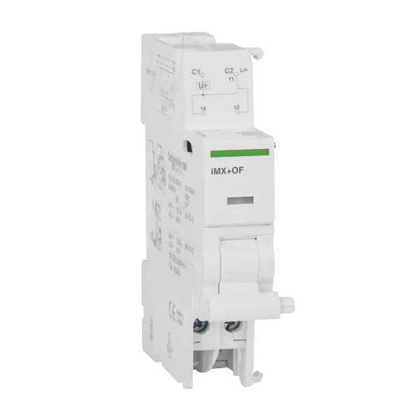 Schneider Electric - A9A26948 - OC kontaklı şönt trip salım, Acti9, iMX+OF, gerilim salım, 12...24 VAC - 1