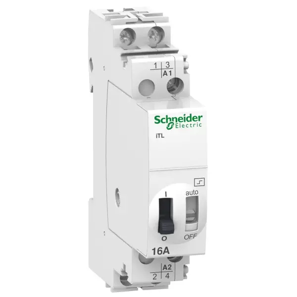 Schneider Electric - A9C30212 - darbe rölesi iTL - 2P - 2 NO - 16A - bobin 24 VDC - 48 VAC 50/60Hz - 1