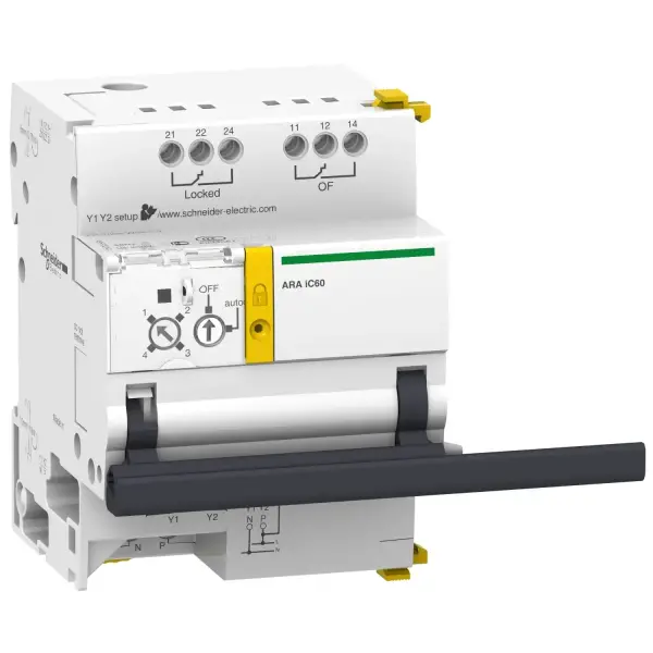 Schneider Electric - A9C70134 - iC60 3P - 4P için ARA oto yeniden kapatma cihazı yrd - 4 Prog - 1