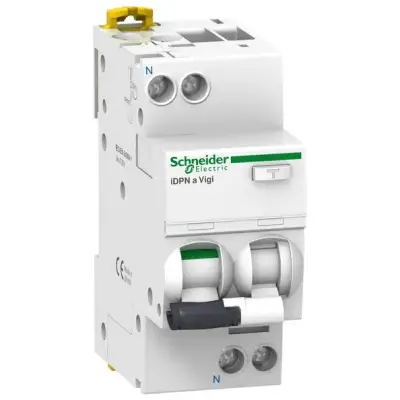 Schneider Electric - A9D34632 - Kaçak akım korumalı sigorta (RCBO) iDPNa Vigi - 1P + N - 32A - 30mA sınıf AC - 1