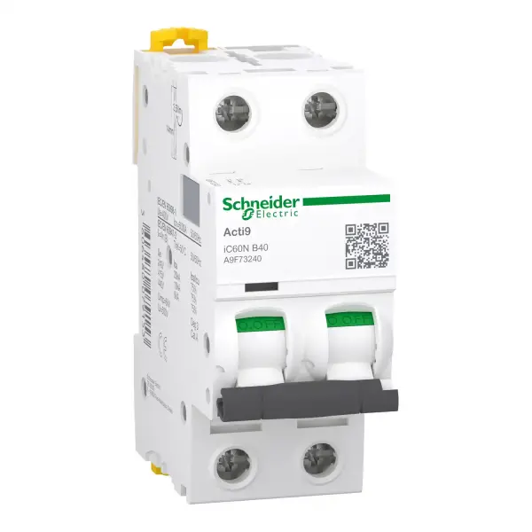 Schneider Electric - A9F73240 - iC60N - minyatür devre kesici - 2P - 40A - B Eğrisİ - 1