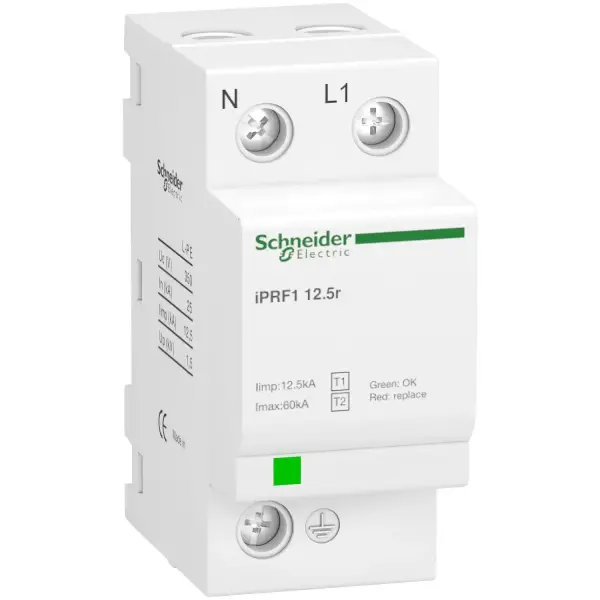 Schneider Electric - A9L16632 - iPRF1 12.5r modüler parafudr - 1P + N - 350V - uzaktan aktarımlı - 1