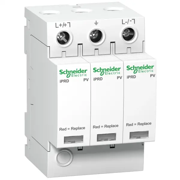 Schneider Electric - A9L40281 - iPRD-DC 40r 1000PV modüler Parafudr - 2P - 1000VDC - Uzaktan Transferli - 1
