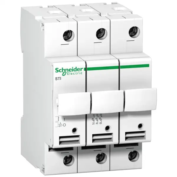 Schneider Electric - A9N15656 - Acti 9 - sigorta bağlantı kesici STI - 3 kutup - 25 A - sigorta 10,3 x 38 - 1