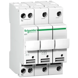 A9N15658 - Acti 9 - sigorta bağlantı kesici STI - 3 kutup + N - 25 A - sigorta 10,3 x 38 - 1