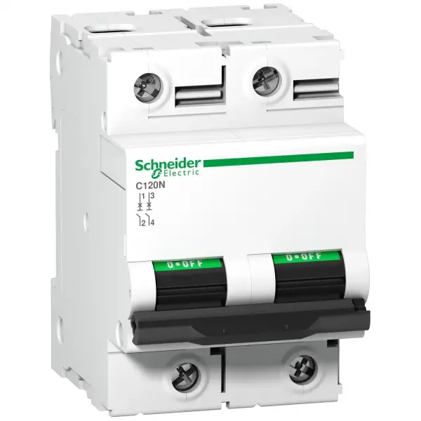 Schneider Electric - A9N18363 - C120N - devre kesici - 2P - 125A - C eğrisi - 1