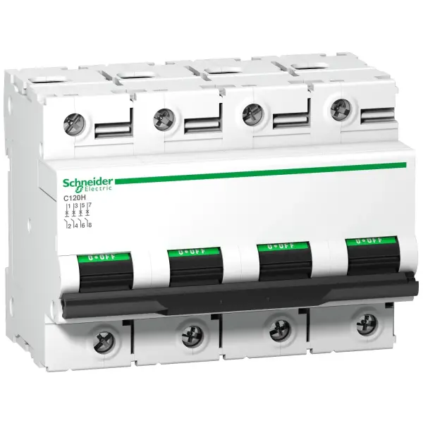Schneider Electric - A9N18480 - C120H - devre kesici - 4P - 100A - C eğrisi - 1