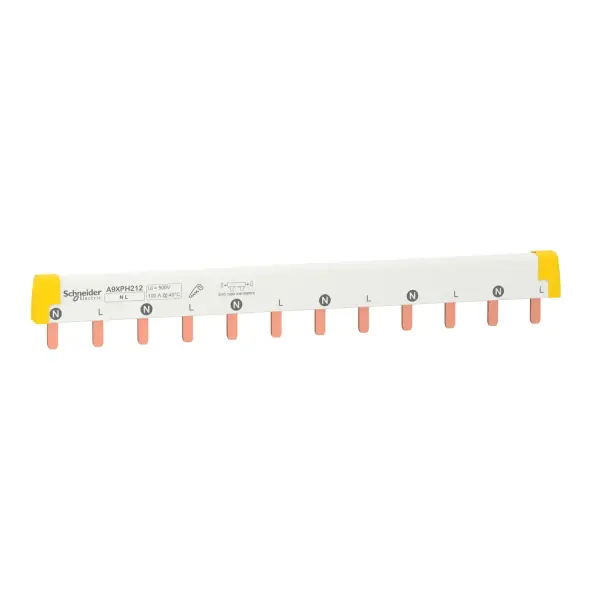 Schneider Electric - A9XPH212 - Acti9 - comb Busbar - 1L+N - 18 mm - 12 Modül - 100 A - 1
