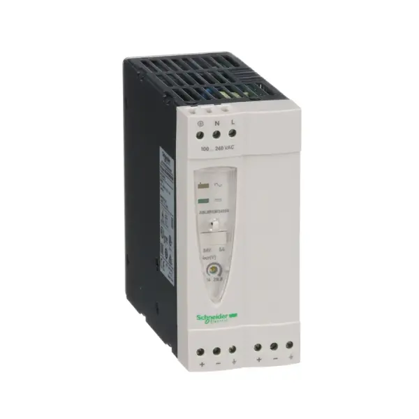 Schneider Electric - ABL8REM24050 - Regulated Switch Power Supply, 1 or 2 - phase, 100..240V AC, 24V, 5 A - 1