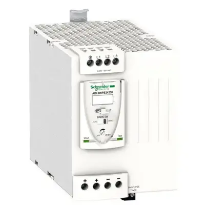 Schneider Electric - ABL8WPS24200 - düzenlenmiş SMPS - 3 fazlı - 380..500 V AC - 24 V - 20 A - 1
