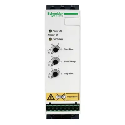 Schneider Electric - ATS01N222QN - asenkron motor için yumuşak yolverici - ATS01 - 22 A - 380..415V - 7,5..11 KW - 1
