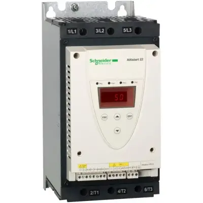 Schneider Electric - ATS22D62Q - yumuşak yolverici-ATS22-kontrol 220V-güç 230V(15kW)/400...440V(30kW) - 1