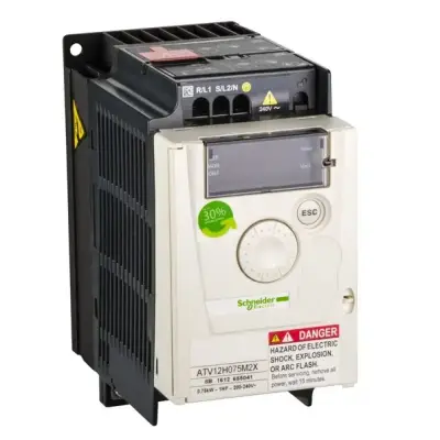 Schneider Electric - ATV12H075M2X - hız kontrol cihazı ATV12 - 0,75kW - 240V - 1 faz - 1
