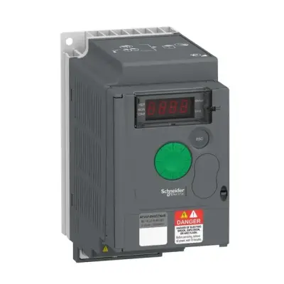 Schneider Electric - ATV310H037N4E - değişken hızlı sürücü ATV310, 0.37 kW, 0.5 hp, 380...460 V, 3 phase, filtresiz - 1