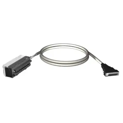 Schneider Electric - BMXFCA150 - kablo seti - 20 yönlü terminal - SUB-D25 konnektör - X80 I/O için - 1,5 m - 1
