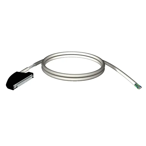 Schneider Electric - BMXFCW501S - ekranlı kablo seti - 40 yollu termnl - bir ucunda çok uçlu - M340 G/Ç için - 5 m - 1