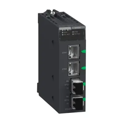 Schneider Electric - BMXNRP0200 - Fiber Dönüştürücü MM/LC 2CH 100Mb - 1