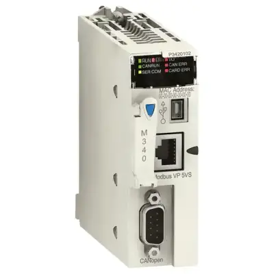 Schneider Electric - BMXP3420102 - işlemci modülü M340 - maks 1024 Dijital + 256 analog G/Ç - 1