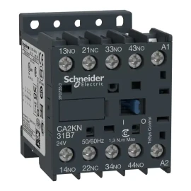 CA2KN31B7 - TeSys K kontrol rölesi - 3 NA + 1 NK - <= 690 V - 24 V AC bobin - 1