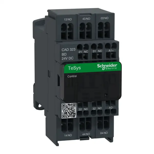 Schneider Electric - CAD323BD - TeSys D kontrol rölesi - 3 NA + 2 NK - <= 690 V - 24 V DC standart bobin - 1