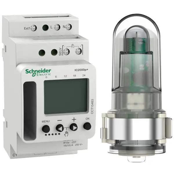 Schneider Electric - CCT15483 - Acti9 IC2000p+ (2 - 2000 lux) programlanabilir karartma anahtarı - 1
