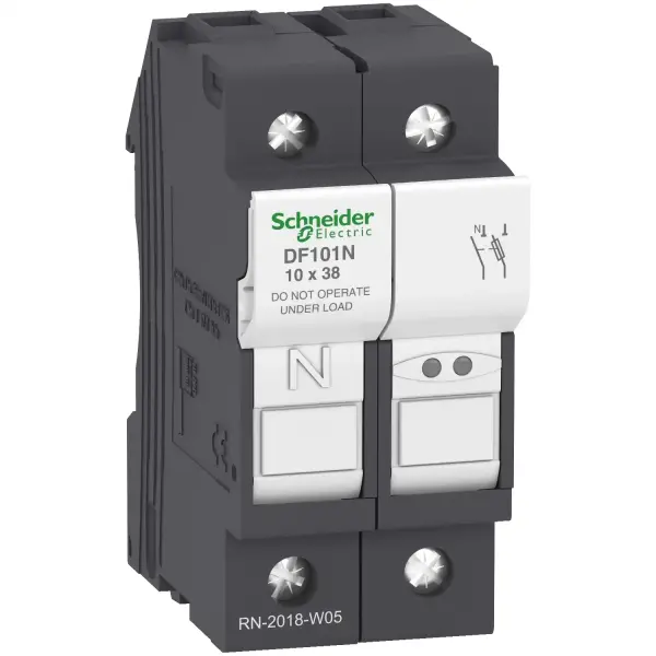 Schneider Electric - DF101N - TeSyS sigorta bağlantı kesici 1P N 32A - sigorta boyutu 10 x 38 mm - 1