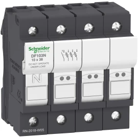 DF103N - TeSyS sigorta bağlantı kesici 3P N 32A - sigorta boyutu 10 x 38 mm - 1