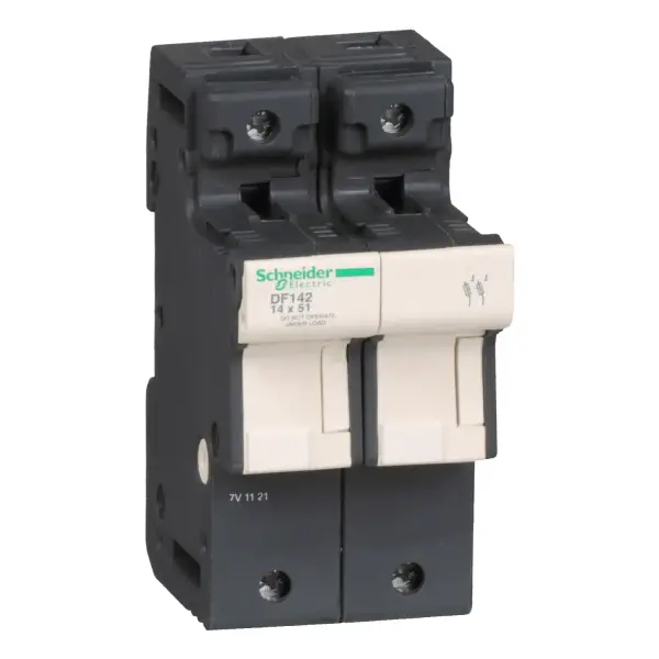 Schneider Electric - DF142 - TeSyS sigorta bağlantı kesici 2P 50A - sigorta boyutu 14 x 51 mm - 1